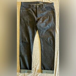 Uniqlo Men's Selvedge Jeans - W35 / L34 - Deep Indigo
